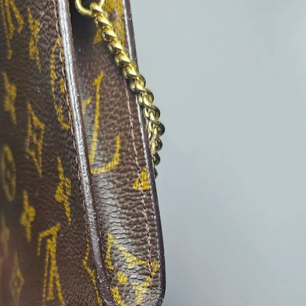 Authentic Louis Vuitton Monogram Petit Bucket Pouch - Picture 4 of 10